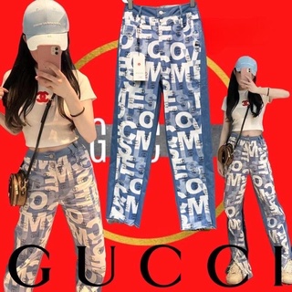 (ส่งฟรี) กางเกงยีนส์ GUCCI DENIM 2022SS