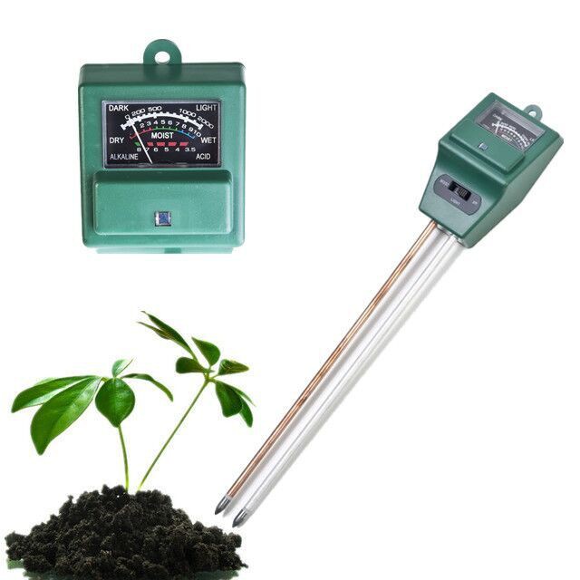 เซนเซอร์วัดความชื้น+แสง+ค่า pH ในดิน Arduino PH Sensor Soil Tester