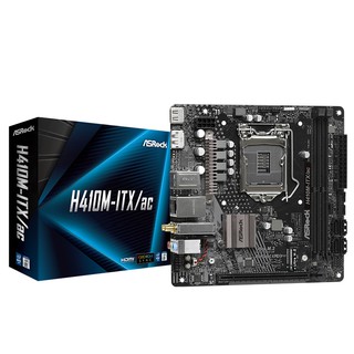 เมนบอร์ด ASROCK H410M-ITX / ac (Intel H410 / LGA 1200)