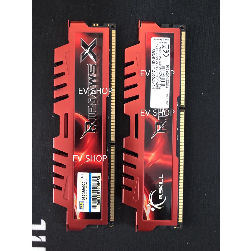 G.SKILL RIPJAWS RAM DDR3-2133MHz  8GB  (2x4GB) มือสอง