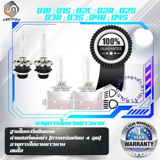 หลอดไฟซีนอน 35W ; 4000lm ; อายุยืนยาว ; เช็ต2ชิ้น D1R ; D1S ; D2C ; D2R ; D2S ; D3R ; D3S ; D4R ; D4S / Xenon / HID