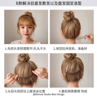 Kf390 ใช้งานง่ายสุดๆ ผมหน้าม้าคงที่ ไร้ร่องรอย Hairpstyle ที่คาดผม กิ๊บติด เครื่องประดับผม