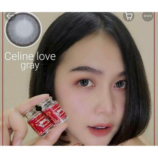 พร้อมส่ง Cololine/Celine love เทา/น้ำตาล) lovelylens มาแล้ว  คอนแทคเลนส์เกาหลี