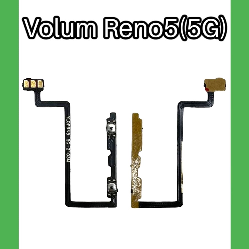 แพรปุ่ม เพิ่มเสียง-ลดเสียง ออปโป้ Reno5(5G) แพรเพิ่มเสียง-ลดเสียง Volume Reno5(5G) สินค้าพร้อมส่ง จัดส่งของทุกวัน