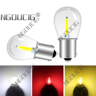 Ngoucig อะไหล่หลอดไฟเลี้ยว LED 1157 BAY15D DRL 1156 P21w BA15S สําหรับรถยนต์ รถจักรยานยนต์