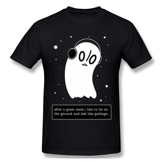 เสื้อยืดผ้าฝ้ายพิมพ์ลายขายดี เสื้อยืดคอกลม ผ้าฝ้าย พิมพ์ลาย Undertale - The Napstablook Way Pure สไตล์ฮาราจูกุ สําหรับผู