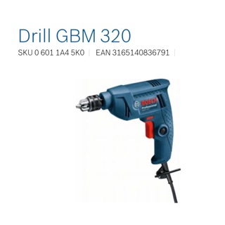 สว่านไฟฟ้า 1/4” Bosch GBM 320