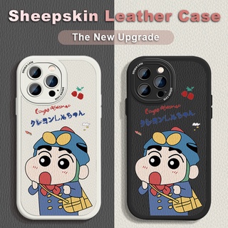 สําหรับ Realme C35 C31 C25 C25S C25Y C21 C21Y C20 20A C17 C12 C11 C1 2021 เคสน่ารักการ์ตูน(มีความสุขเครยอนชินจัง)หนังนิ่มฝาหลังซิลิโคนเหลวการป้องกันกล้องเคสโทรศัพท์