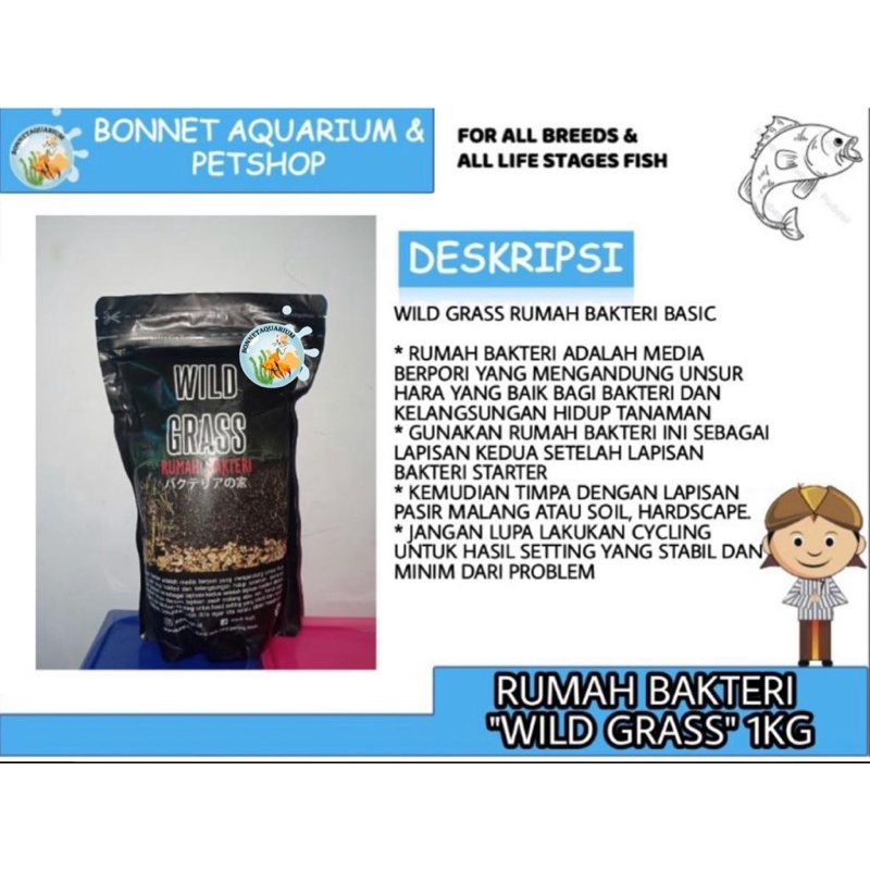 WILD GRASS BACTERIA HOUSE 1KG