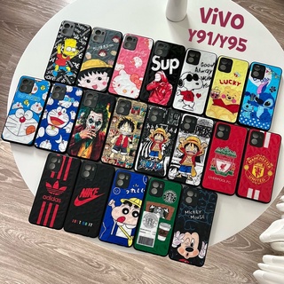 ꒰พร้อมส่ง📤꒱ มาใหม่🆕 เคส 3D พิมพ์ลายการ์ตูนน่ารัก Vivo Y91/Y95