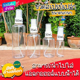 [พร้อมขาย] ขวดเปล่า ขวดสเปรย์ ขวดใส่น้ำหอม แพคเกจจิ้ง packaging 50ml  75ml 100ml พกพาง่ายสะดวก (มีถุงสวมทุกชิ้น)