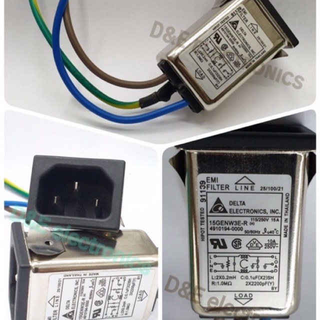 Noise Filter 15A Delta *!SALES!พิเศษ* (มีสาย)