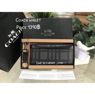 Coach wallet แท้ราคาถูก