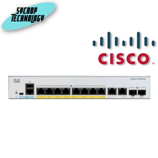 [C1000-8T-2G-L]  Cisco Catalyst 1000 8x 10/100/1000 Ethernet ports, 2x 1G SFP and RJ-45 combo uplinks