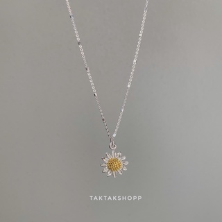 ‼️ส่งฟรี‼️Chain Box X Baby Sunflower Pendant S925🌻