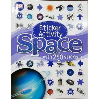 Space Stickers activities book