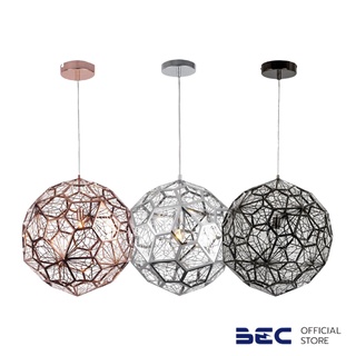 BEC โคมไฟเพดาน โมเดิร์น รุ่น MD171097-M Black/Rose gold/Silver ขนาด 65 ซม. สวยเด่น เห็นแต่ไกล