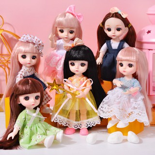 16ซม.1/8 Mini Bjd 13 ของเล่นตุ๊กตาเครื่องแต่งกายสําหรับตุ๊กตา