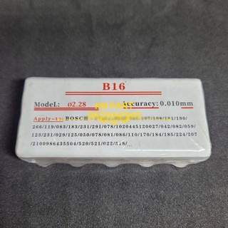 ชิมหัวฉีด b16 ชิมปรับระยะยกหัวฉีด b16 หนึ่งกล่องมี 50 ตัว คละไซ ไซละ 5 ตัว 1.110-1.200 ราคาต่อกล่อง