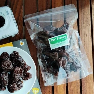บ๊วยลูกพรุนอบแห้งไร้เมล็ดป้าแต๋วขนาด 400 กรัมรสชาติเปรี้ยวเค็มหวานสามรสละมุนบ๊วยลูกพรุนแห้ง