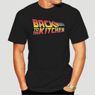 เสื้อยืดผ้าฝ้ายพิมพ์ลายขายดี ขายดี เสื้อยืดลําลอง แขนสั้น พิมพ์ลาย Back to the Kitchen Funny Future Marriage Wedding Wif