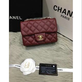 Chanel 8" อะไหร่ทอง หนังคาเวียร์ พรีเมี่ยม ปั๊มทุกจุด