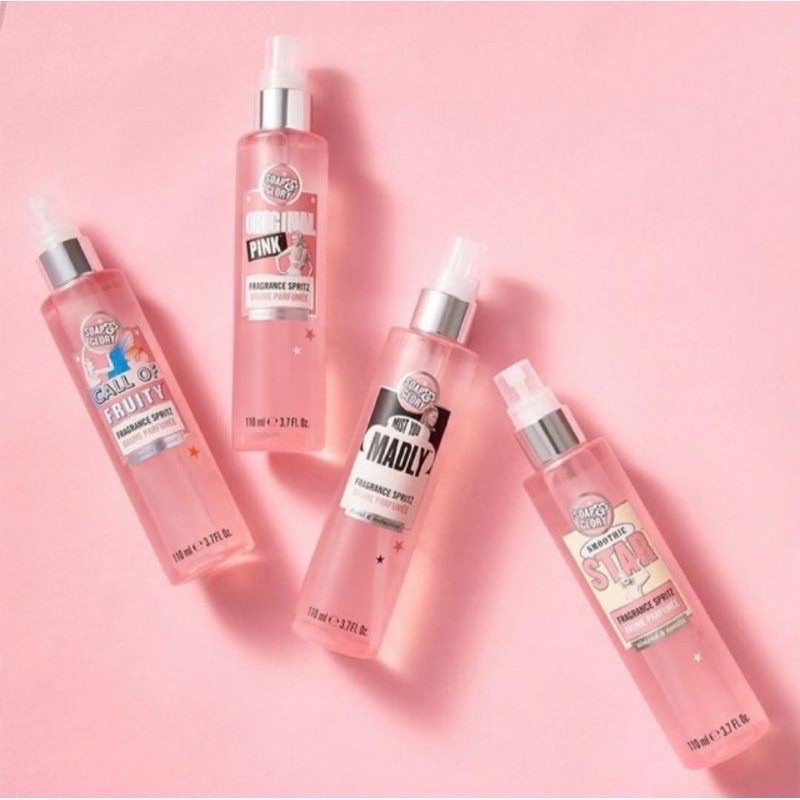 Soap and glory body spray สเปรย์ผิวของคุณให้หอมยั่วยวนใจ Original pink, Smoothie star