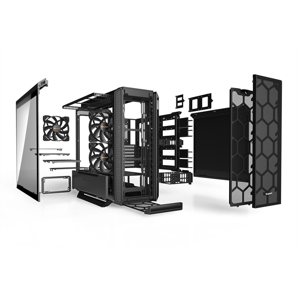 Case Be quiet SILENT BASE 802 Window Black, SILENT BASE 802 Window White ATX Tempered Glass Airflow