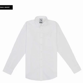 PHASHII SHIRT เสื้อเชิ้ตผู้ชายแขนยาว คอปก สีพื้น ผ้า COTTON OXFORD ใส่สบาย เนื้อผ้านุ่ม ขายดีมาก!