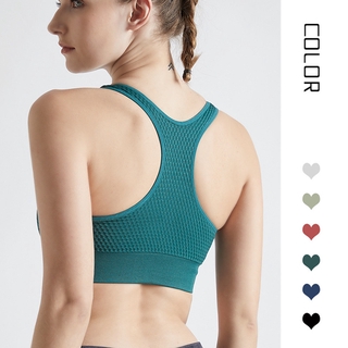 สปอร์ตบรา ไร้รอยต่อ กันกระแทก เหมาะกับใส่เล่นโยคะ วิ่ง เข้าย…