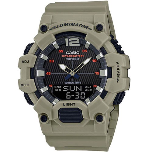 CASIO Standard นาฬิกาข้อมือผู้ชาย สายเรซิน รุ่น HDC-700-3A3VDF