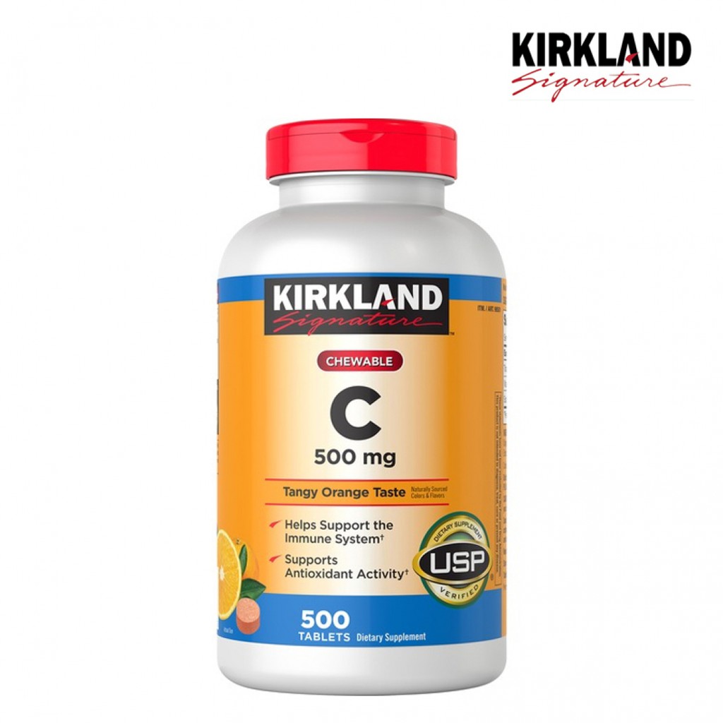 Kirkland Signature Vitamin C 1000 Mg 500 Tablets ราคาท ด ท ส ด