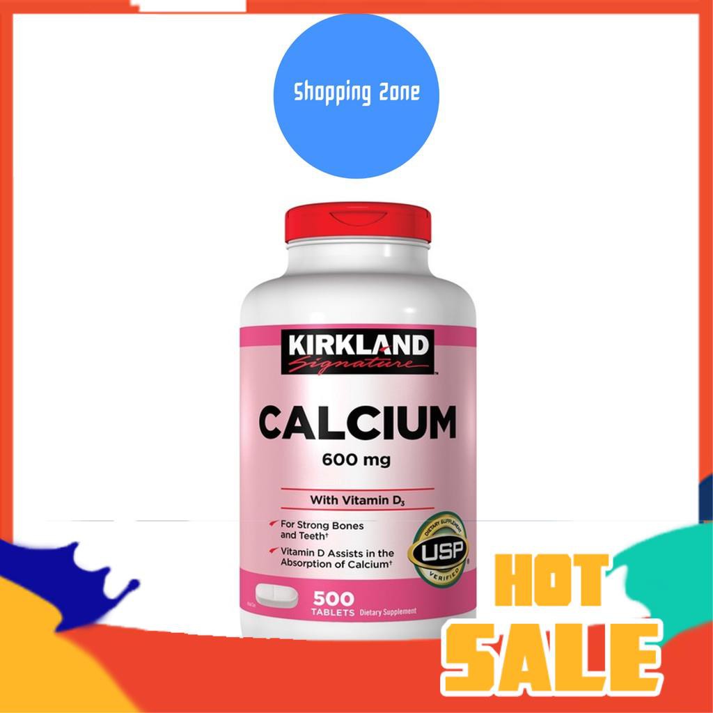 แคลเซียม 500 เม็ด Kirkland Signature Calcium 600 mg. with Vitamin D3