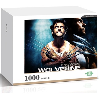 จิ๊กซอว์ไม้ปริศนา รูปภาพยนตร์ Marvel Wolverine 2022 DIY 1000 ชิ้น