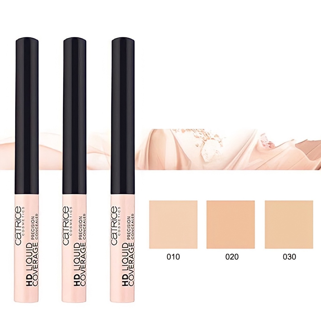 ของแท้/พร้อมส่ง Catrice HD Liquid Coverage Precision Concealer คอนซีลเลอร์ปกปิดดีเยี่ยม