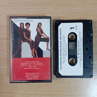 Pointer Sisters / The eighth studio album / Black &amp; White (1981) Cassette เทปรับประกันไม่มีอัดทับมีเก็บเงินปลายทาง /0826