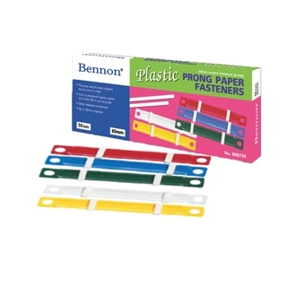 ลิ้นแฟ้ม Bennon ลิ้นแฟ้มเหล็ก ลิ้นแฟ้มโลหะสีเงิน ลิ้นแฟ้มพลาสติก No. BN1005 , BN0705 [S24]