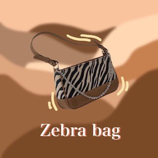 [codeลด 10%] Zebra bag กระเป๋าสะพายข้าง กระเป๋าสะพายข้างแฟชั่น 🌼🌼