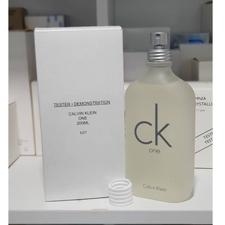 CK Calvin Klein CK ONE Edt 200ml. กล่องเทสเตอร์