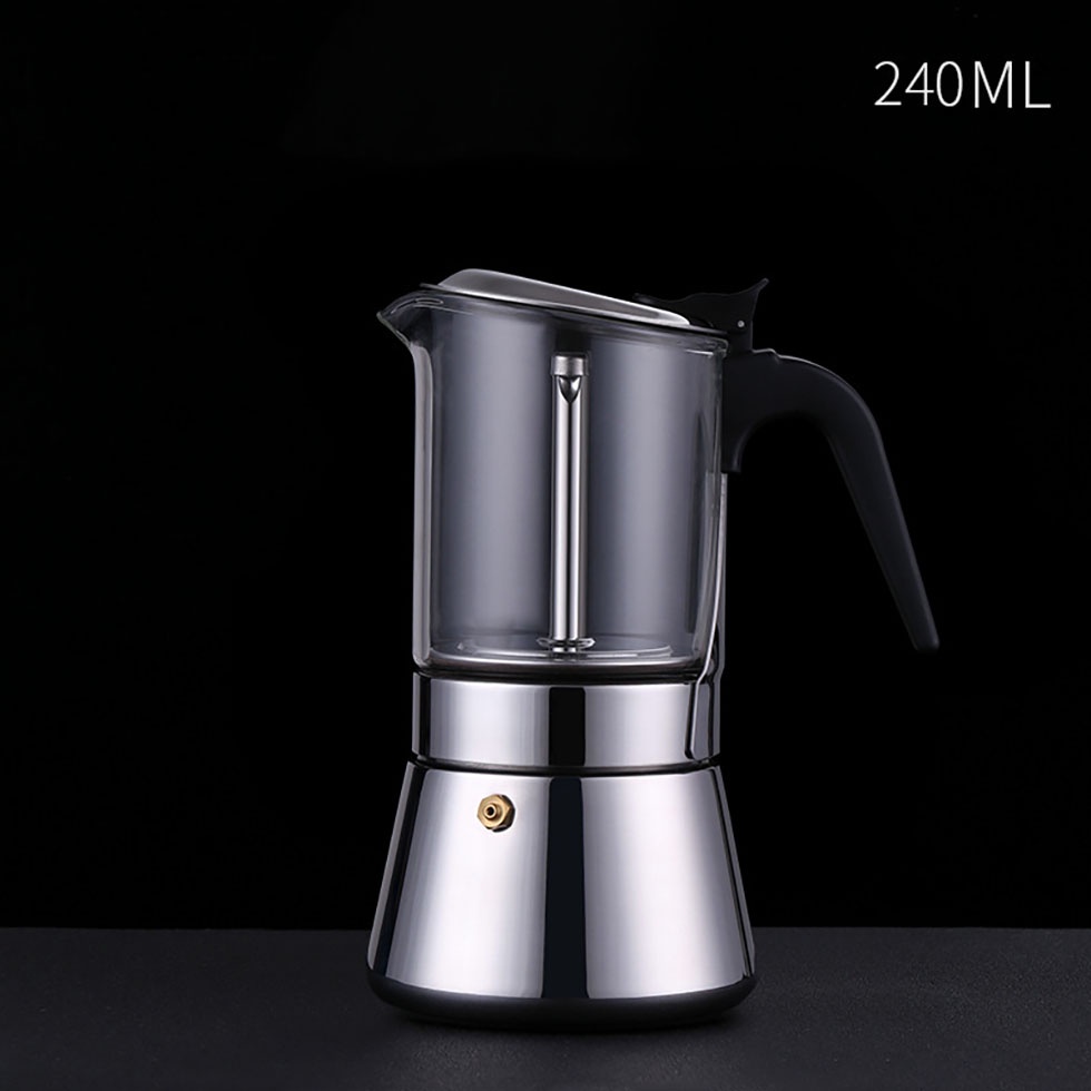 หม้อต้มกาแฟ Moka pot 240 ml. 6 Cup
