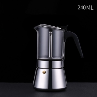 หม้อต้มกาแฟ Moka pot 240 ml. 6 Cup