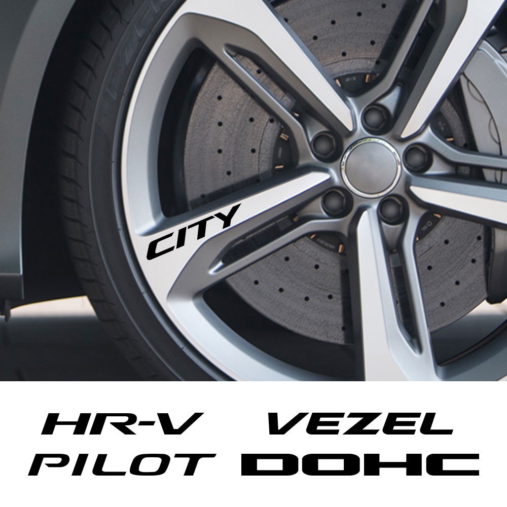 《พร้อมส่ง》สติกเกอร์ติดขอบล้อรถยนต์ สําหรับ Honda CITY DOHC HR-V LEGEND MODULO ODYSSEY PILOT VEZEL VT