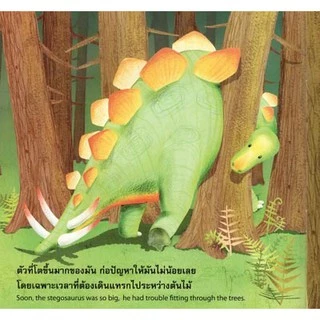 Aksara for kids หนังสือเด็ก นิทาน ความรู้ 2 ภาษา E-T ไดโนเสาร์