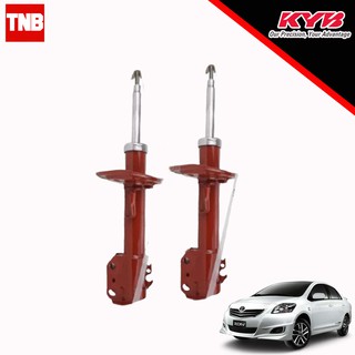 โช๊คอัพ Toyota Vios Gen2 Yaris โตโยต้า วีออส เจน2 ยาริส ปี 2007-2012 Super red ปี kayaba kyb