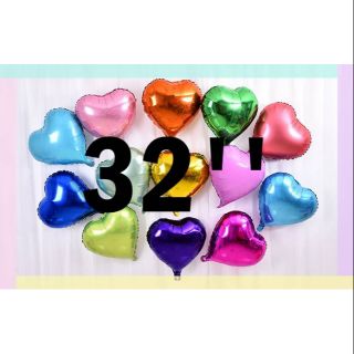 🎈👉ฟอยล์หัวใจ 32 นิ้ว👈🎈 ขนาดใหญ่ 🎉ราคาถูก👍