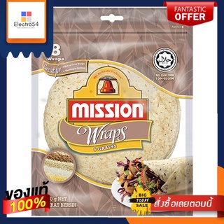 มิชชั่น แผ่นแป้งผสมธัญพืช 6 ชนิดMISSION WRAPS 6 GRAINS