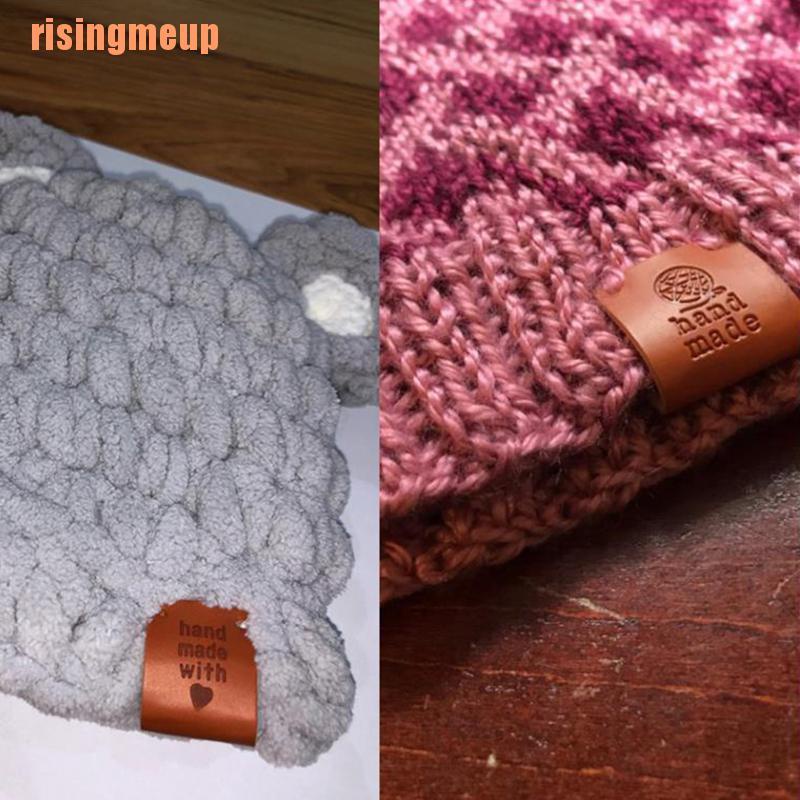 Risingmeup (~) ป้ายแท็กหนังสังเคราะห์ แฮนด์เมด 20 ชิ้น ราคา ถูกที่สุด ดีลบีเคเค แกลเลอรีภาพที่ 3