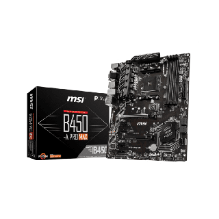 MSI B450 A PRO MAX MAINBOARD เมนบอร์ด AMD AM4 ออกใบกำกับภาษีได้ ( รองรับการ์ดจอ 6ใบ ) ( # Biostar TB360 Pro BTC 2.0 , TB250 )