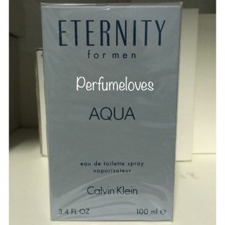 (แท้100%) 
Ck eternity aqua for men edt 100ml กล่องซีล