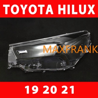 ฝาครอบไฟหน้ารถยนต์ สําหรับ TOYOTA HILUX 19 20 21  ฝาครอบไฟหน้า / ฝาครอบไฟหน้าตรงรุ่น สำหรับ / ฝาครอบไฟหน้าสําหรับ / ฝาครอบเลนส์ไฟหน้า รถยนต์สําหรับ / เลนส์ไฟหน้า